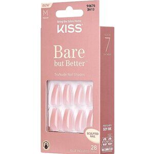 Kiss Bare but Better Medium Length Nails - Bare Nude